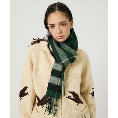 【TWEEDMILL / ツイードミル】Lambswool Scarf / ラム （グリーン系その他3）｜詳細画像