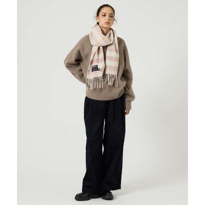【TWEEDMILL / ツイードミル】Lambswool Scarf / ラム （グリーン系その他3）｜詳細画像