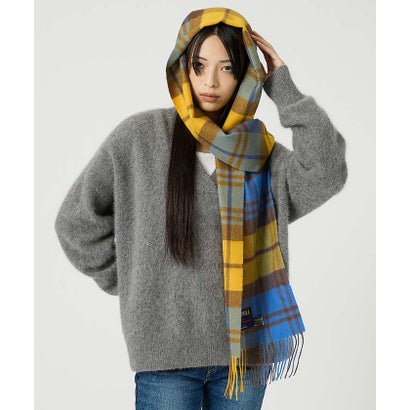 【TWEEDMILL / ツイードミル】Lambswool Scarf / ラム （グリーン系その他3）｜詳細画像