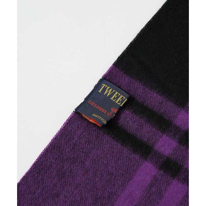 【TWEEDMILL / ツイードミル】大判トライアングル ストール / トライ （レッド系その他1）｜詳細画像