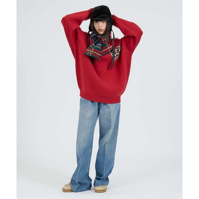 【TWEEDMILL / ツイードミル】Fleece Double Face L （グリーン系その他1）｜詳細画像