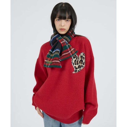 【TWEEDMILL / ツイードミル】Fleece Double Face L （レッド系その他1）｜詳細画像