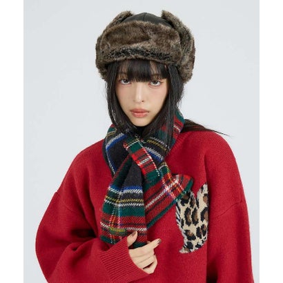 【TWEEDMILL / ツイードミル】Fleece Double Face L （レッド系その他1）｜詳細画像