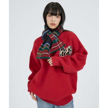 【TWEEDMILL / ツイードミル】Fleece Double Face L （レッド系その他1）｜詳細画像