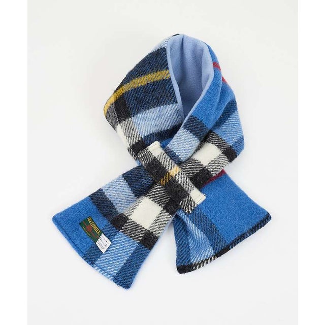 【TWEEDMILL / ツイードミル】Fleece Double Face L （ブルー系その他1）