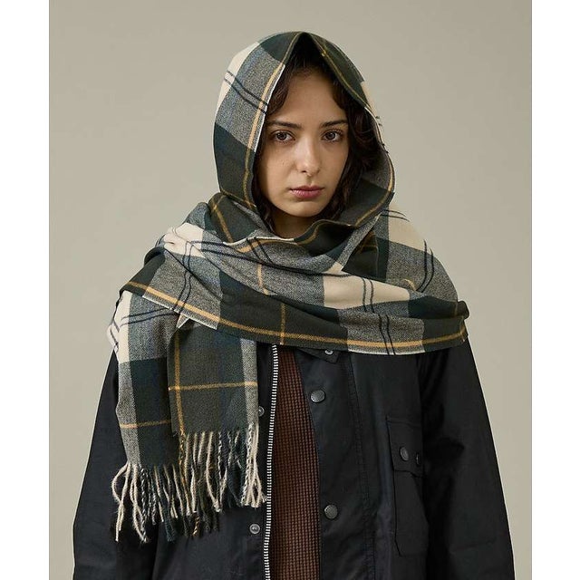 【Barbour / バブアー】HAILESTARTAN SCARF / ヘイル （グリーン系その他2）