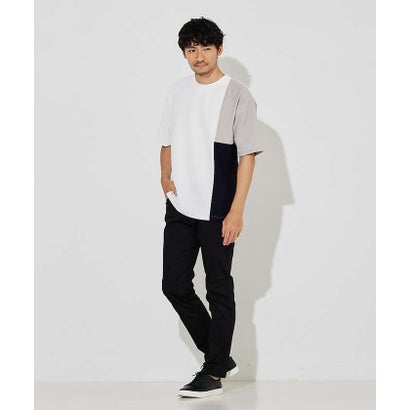 【パネル切替】フクレジャガード 半袖 Tシャツ （グレージュ）｜詳細画像
