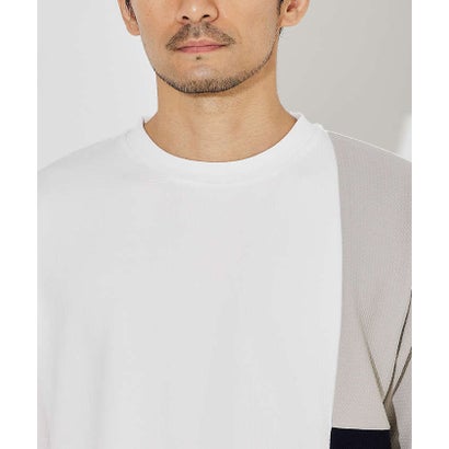 【パネル切替】フクレジャガード 半袖 Tシャツ （グレージュ）｜詳細画像