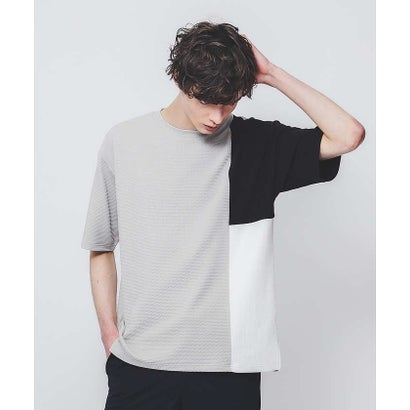 【パネル切替】フクレジャガード 半袖 Tシャツ （グレージュ）｜詳細画像