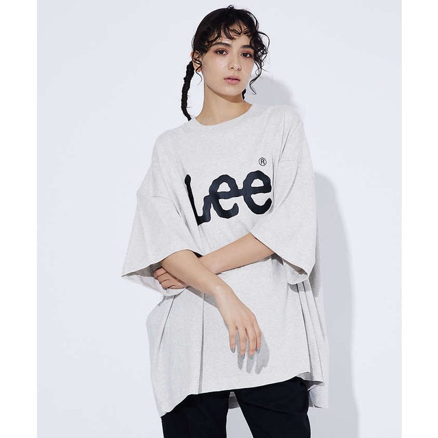 【Lee/リー】SUPERSIZED LEE LOGO T/フロントロゴ ビッグ （グレー）