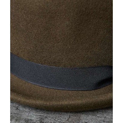 アバハウス ABAHOUSE 【RUBEN/ルーベン】BASIC BOWLER FELT HAT/ベーシックボ （ブラック）｜詳細画像