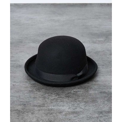 アバハウス ABAHOUSE 【RUBEN/ルーベン】BASIC BOWLER FELT HAT/ベーシックボ （ブラック）｜詳細画像