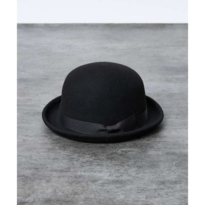 アバハウス ABAHOUSE 【RUBEN/ルーベン】BASIC BOWLER FELT HAT/ベーシックボ （ブラック）｜詳細画像