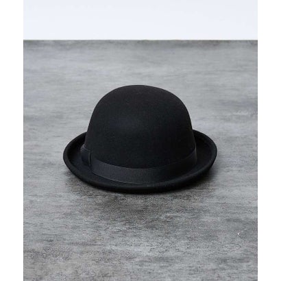アバハウス ABAHOUSE 【RUBEN/ルーベン】BASIC BOWLER FELT HAT/ベーシックボ （ブラック）｜詳細画像
