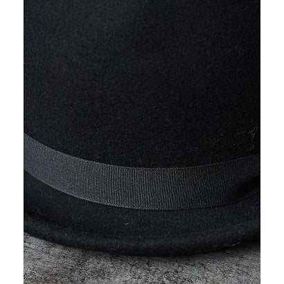 アバハウス ABAHOUSE 【RUBEN/ルーベン】BASIC BOWLER FELT HAT/ベーシックボ （ブラック）｜詳細画像