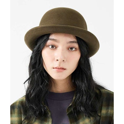 アバハウス ABAHOUSE 【RUBEN/ルーベン】BASIC BOWLER FELT HAT/ベーシックボ （ブラック）｜詳細画像