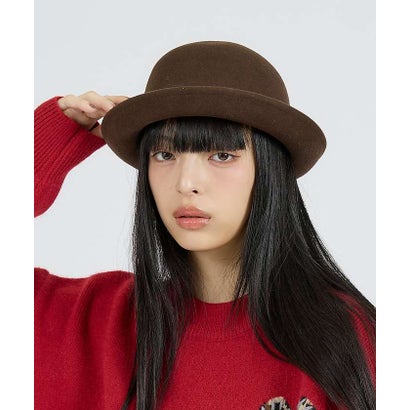 アバハウス ABAHOUSE 【RUBEN/ルーベン】BASIC BOWLER FELT HAT/ベーシックボ （ブラック）｜詳細画像