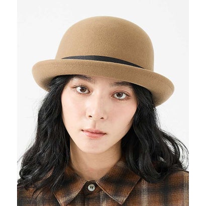 アバハウス ABAHOUSE 【RUBEN/ルーベン】BASIC BOWLER FELT HAT/ベーシックボ （ブラック）｜詳細画像
