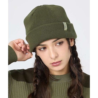 【POLER / ポーラー】SHALLOW BEANIE / シャロー ビーニー （ブラック）｜詳細画像