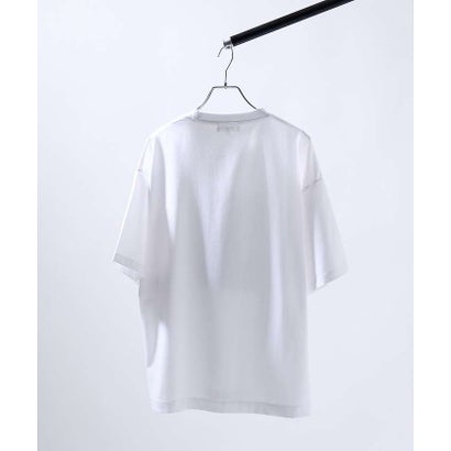 グラデーション グラフィック プリントTシャツ/オーバーサイズ （チャコールグレー）｜詳細画像