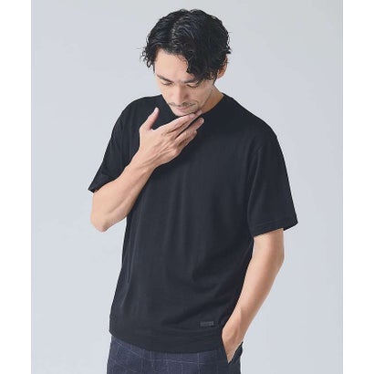 【サマーニット】 メリノウール ハイゲージニット Tシャツ / UVカット / （グレー）｜詳細画像