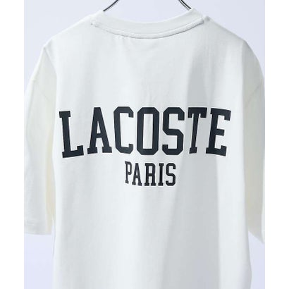 【LACOSTE / ラコステ】BACK PRINT BASIC TEE / バ （ホワイト）｜詳細画像