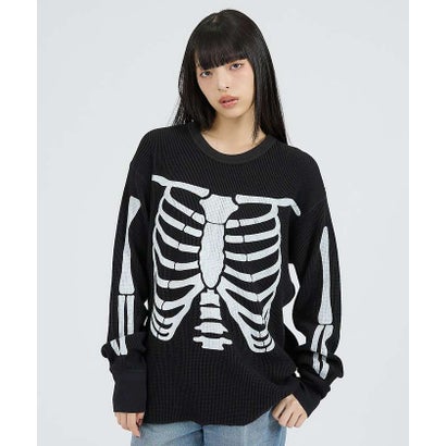 【Healthknit / ヘルスニット】ボーンズスウェット （オフホワイト）｜詳細画像