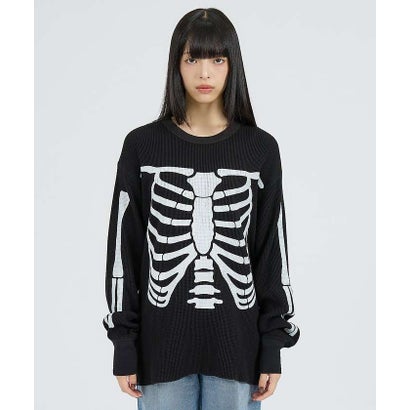【Healthknit / ヘルスニット】ボーンズスウェット （オフホワイト）｜詳細画像