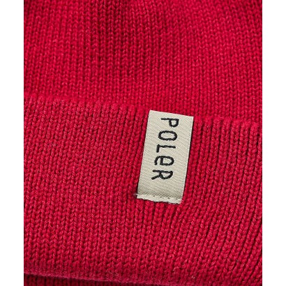 アバハウス ABAHOUSE 【POLER / ポーラー】SHALLOW BEANIE / シャロー ビーニー （レッド）｜詳細画像