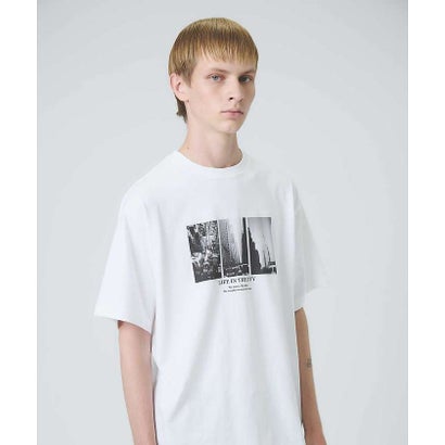 シティスケープ プリント 半袖Tシャツ【予約】 （ホワイト）｜詳細画像