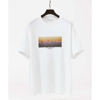 シティスケープ プリント 半袖Tシャツ【予約】 （ホワイト）｜詳細画像