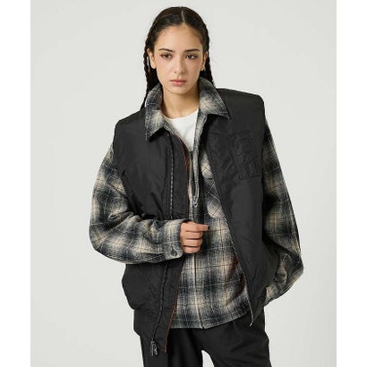 【ALPHA / アルファ】MA-1 RELAXED FIT VEST / リラ （ブラック）｜詳細画像
