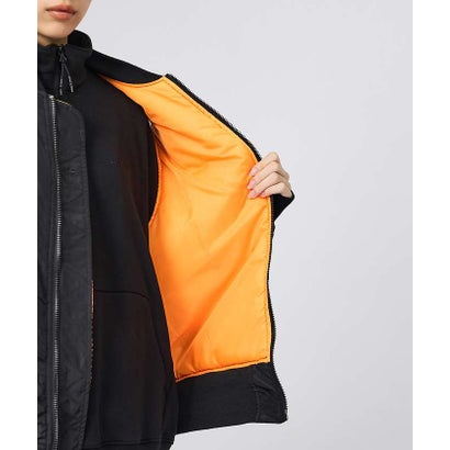 【ALPHA / アルファ】MA-1 RELAXED FIT VEST / リラ （ブラック）｜詳細画像