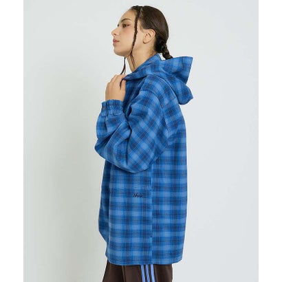 【NANGA / ナンガ】GRID TARTAN FIELD HOOD SHIR （ベージュ）｜詳細画像