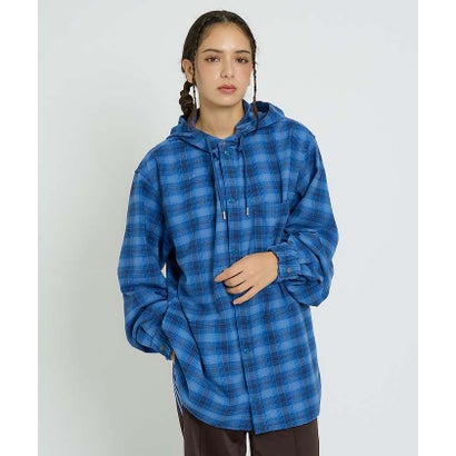 【NANGA / ナンガ】GRID TARTAN FIELD HOOD SHIR （ベージュ）｜詳細画像