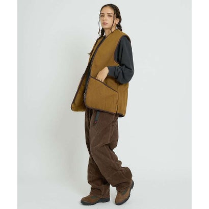 【BARBOUR / バブアー】WARMPILEWAISTCOATZIP-INL （セージグリーン）｜詳細画像