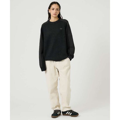 アバハウス ABAHOUSE 【adidas / アディダス】3STRIPES FLUFFY KNIT / 3 （グレー）｜詳細画像