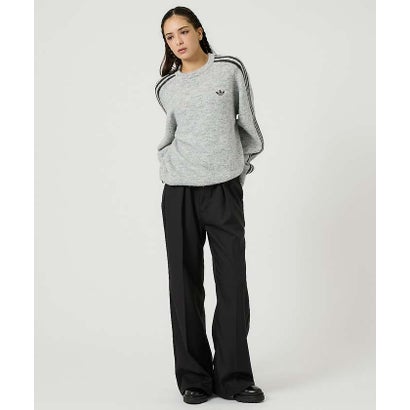アバハウス ABAHOUSE 【adidas / アディダス】3STRIPES FLUFFY KNIT / 3 （グレー）｜詳細画像