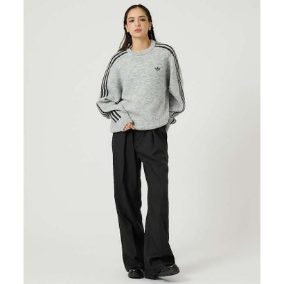 アバハウス ABAHOUSE 【adidas / アディダス】3STRIPES FLUFFY KNIT / 3 （ブラック）｜詳細画像