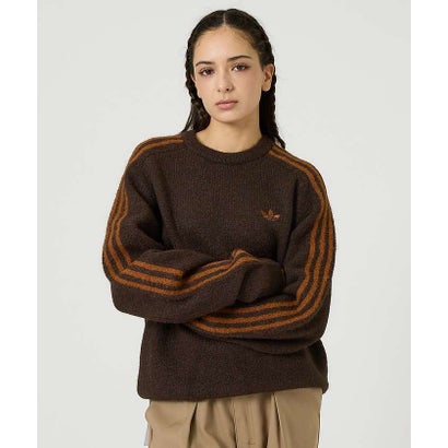 アバハウス ABAHOUSE 【adidas / アディダス】3STRIPES FLUFFY KNIT / 3 （ブラック）｜詳細画像