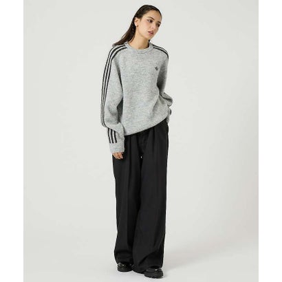 アバハウス ABAHOUSE 【adidas / アディダス】3STRIPES FLUFFY KNIT / 3 （ブラウン）｜詳細画像