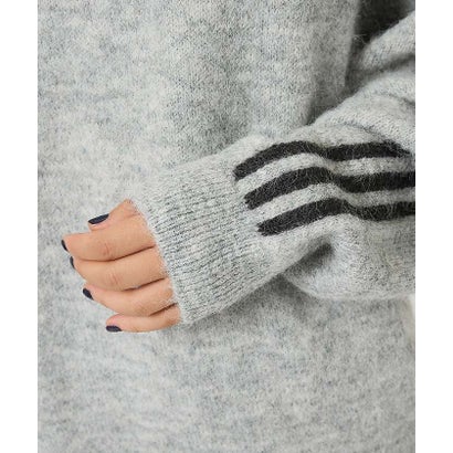 アバハウス ABAHOUSE 【adidas / アディダス】3STRIPES FLUFFY KNIT / 3 （ブラウン）｜詳細画像