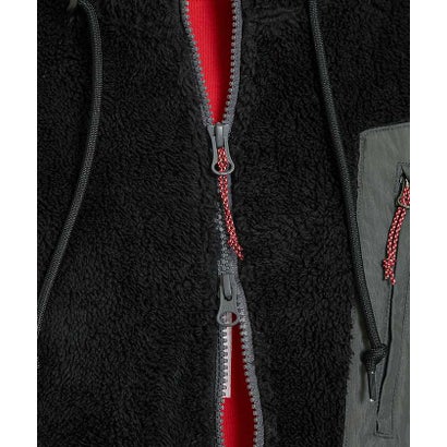 【NANGA / ナンガ】BOA FLEECE FULL ZIP PARKA / （ブラック）｜詳細画像