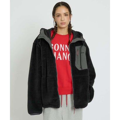 【NANGA / ナンガ】BOA FLEECE FULL ZIP PARKA / （ブラック）｜詳細画像