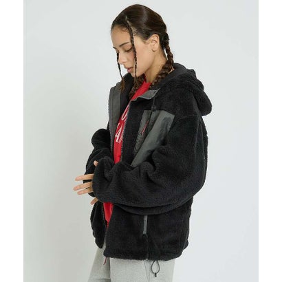 【NANGA / ナンガ】BOA FLEECE FULL ZIP PARKA / （ブラック）｜詳細画像
