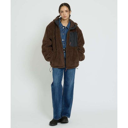 【NANGA / ナンガ】BOA FLEECE FULL ZIP PARKA / （ブラック）｜詳細画像
