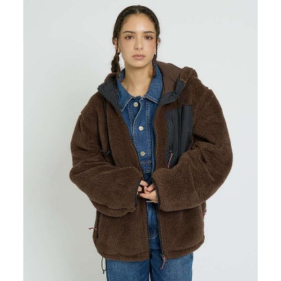 【NANGA / ナンガ】BOA FLEECE FULL ZIP PARKA / （ブラック）｜詳細画像