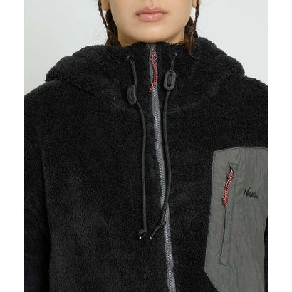 【NANGA / ナンガ】BOA FLEECE FULL ZIP PARKA / （ブラック）｜詳細画像