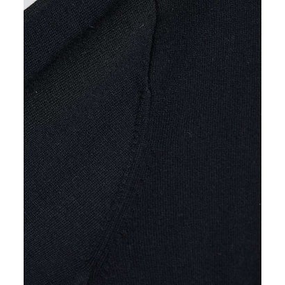 アバハウス ABAHOUSE 【カシミヤタッチ】12ゲージ モックネック ニット【予約】 （ネイビー）｜詳細画像