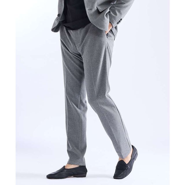 【26AW】WINTER SHIELD カシミヤタッチ スラックス / セットア （グレー）